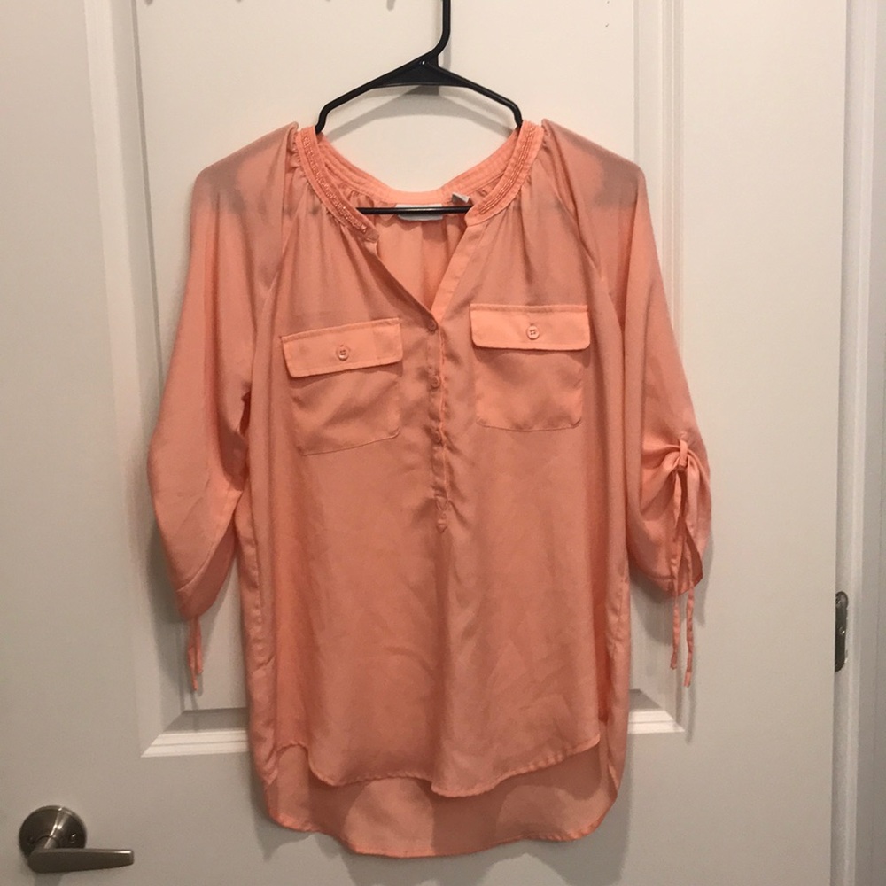 Gorgeous coral blouse